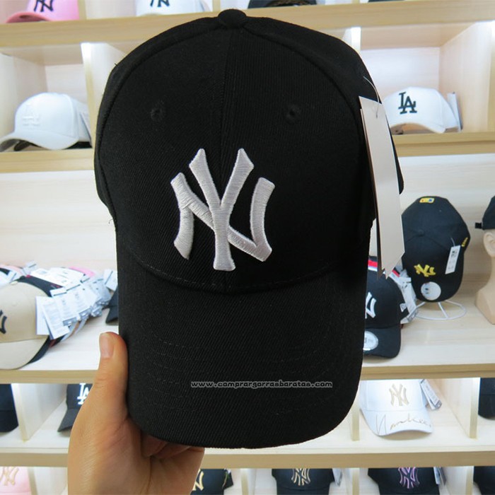 Gorra Beisbol New York Yankees 9Forty Plata Negro